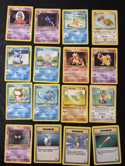 Vintage Base set pokemon card lot, 180+ 1st edition,base set2,fossil,jungle,gym - Image 3
