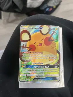 Pokemon Card Dedenne GX Full Art Holo Alternate Art Unbroken Bonds 195A/214 - Image 1