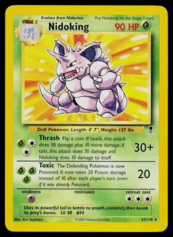 Pokemon Card - Nidoking Legendary Collection 31/110 Rare Non Holo - Image 1