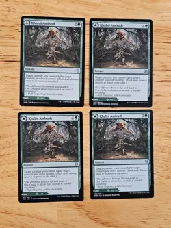 4x Khalni Ambush *Playset* Zendikar Rising Uncommon Magic MTG WOTC M9243 - Image 1