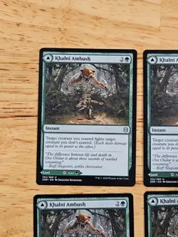 4x Khalni Ambush *Playset* Zendikar Rising Uncommon Magic MTG WOTC M9243 - Image 2