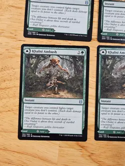 4x Khalni Ambush *Playset* Zendikar Rising Uncommon Magic MTG WOTC M9243 - Image 4