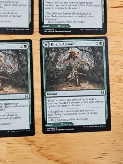 4x Khalni Ambush *Playset* Zendikar Rising Uncommon Magic MTG WOTC M9243 - Image 5