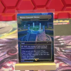 MTG Master Emerald Shrine - Command Tower (7030) (Rainbow Foil) Secret Lair Drop - Image 1