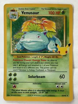 Pokemon Celebrations Classic Collection Venusaur Holo 15/102 - Image 2