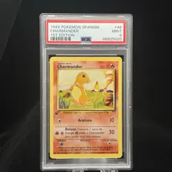 Charmander #46 SPANISH 1st Edition Base Set 1999 Pokemon Game PSA 9 🔥 - Image 1