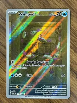 Wimpod 191/182 SV04: Pokemon Paradox Rift Holo (NM) - Image 1