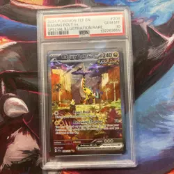 Pokemon Raging Bolt ex Temporal Forces Special Illustration Rare #208 PSA 10 - Image 1
