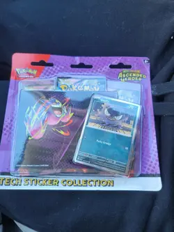 Pokemon Mega Evolution Ascended Heroes 3 Pack Gastly Mega Gengar Stickers - Image 1