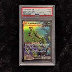 Pokemon Iron Leaves ex 203/162 SV05: Temporal Forces Holo Special Illustration . - Image 1