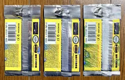 Pokemon Unlimited x3 Base Set Retail Hanger Booster Packs Sealed - Image 2