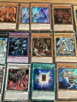Yu-Gi-Oh Sammlung Bulk Holo Rare Gold Weisser Drache Dunkler Magier Sliver 1st Ed - Image 3