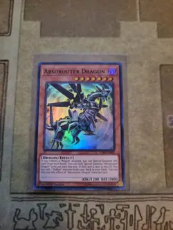 YUGIOH ABSOROUTER DRAGON SDRR-EN005 SUPER 1ST ED NM - Image 1