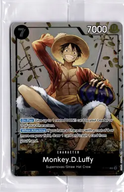 SEALED Monkey.D.Luffy (Tin Pack Set Vol. 2) P-075 One Piece Promotion Cards - Image 1