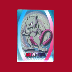 MEWTWO--JAPANESE MEIJI EMBOSSED PROMO FOIL POKEMON CARD - Image 1