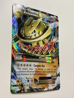 Mega Steelix EX 68/114 Steam Siege Ultra Rare Holo Pokemon Card NM - Image 2