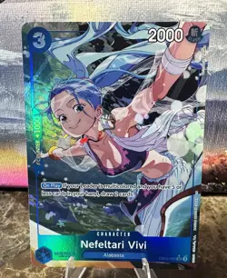 Nefeltari Vivi EB02-026 Alternate Art Anime 25th Collection One Piece Card Engli - Image 1