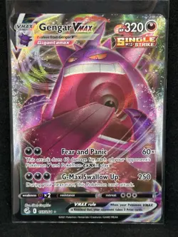 Pokemon Card - Gengar VMAX Fusion Strike 157/264 Ultra Rare - Image 1