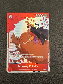 Monkey.D.Luffy (Gift Collection 2023) P-001 One Piece Promotion Cards Foil - Image 1