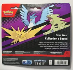 Pokemon 2 Pack Blister Pack - Team Rocket's Articuno, Zapdos & Tyranitar Cards - Image 2