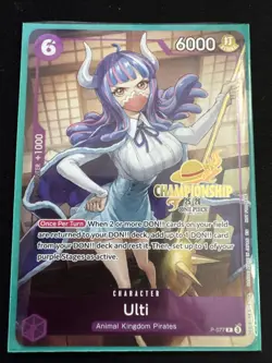 Ulti (CS 25-26 Event Pack) P-077 One Piece Promotion Cards Foil - Image 1