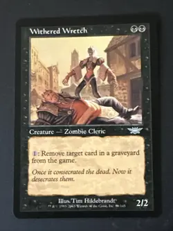 Withered Wretch X2 Legions Ex Condition See Front/back Pics - Image 1