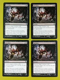 Smother x4 Worldwake 4x Playset Magic the Gathering MTG - Image 1