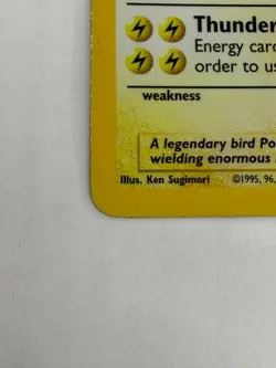 Zapdos Holo - Base Set Unlimited (1999) - Lightly Played - Vintage Pokemon - Image 2
