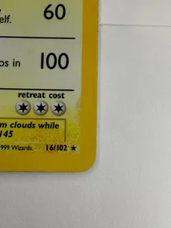 Zapdos Holo - Base Set Unlimited (1999) - Lightly Played - Vintage Pokemon - Image 3