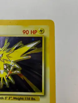 Zapdos Holo - Base Set Unlimited (1999) - Lightly Played - Vintage Pokemon - Image 5