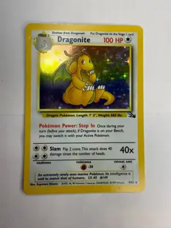 Dragonite Holo - Fossil Set Unlimited (1999) - Lightly Played - Vintage Pokemon - Image 1