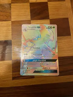 Pokemon Lost Thunder Secret Rare Rainbow Sceptile GX 216/214 - Image 1