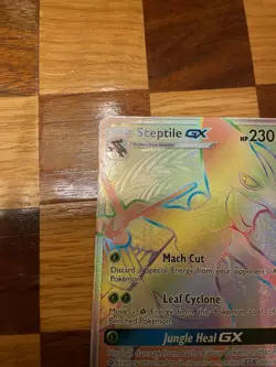 Pokemon Lost Thunder Secret Rare Rainbow Sceptile GX 216/214 - Image 5