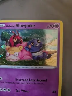 Galarian Slowpoke SWSH126 - Pokemon Sword & Shield BlackStar Promo NM - Image 2