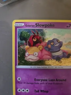Galarian Slowpoke SWSH126 - Pokemon Sword & Shield BlackStar Promo NM - Image 3