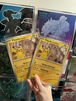 Pikachu At The Museum, Pokemon X Natural History Museum Jumbo Promo Card - Image 1