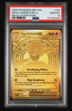Mega Gardevoir ex Gold Mega Hyper Rare PSA 10 | 2025 Pokemon Mega Evolution - Image 2
