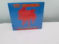 Pokemon Sword&Shield Base Set ETB Elite Trainer NEW Sealed Small Tear on Corner 820650104459 - Image 1