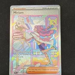 Pokemon Miriam Full Art Trainer Special Illustration Rare Holo SV01 251/198 - Image 1