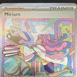 Pokemon Miriam Full Art Trainer Special Illustration Rare Holo SV01 251/198 - Image 3