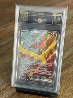 Pokemon Karte Team Rockets Lavados 208/182 AP Grading 9.5 Deutsch - Image 1