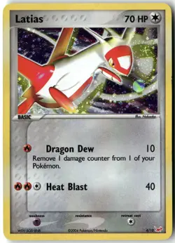 Latias, Pokemon EX Trainer Kit 1: Latias & Latios Common, 4/10 LP - Image 1