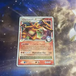 2009 Pokemon Charizard G LV.X #DP45 Diamond and Pearl Black Star Promo Holo Rare - Image 1