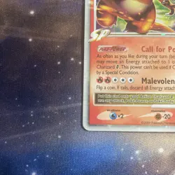 2009 Pokemon Charizard G LV.X #DP45 Diamond and Pearl Black Star Promo Holo Rare - Image 4