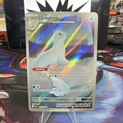 Pokemon TCG Dewgong 097/094 Me02: Phantasmal Flames Illustration Rare Holo 130HP - Image 1