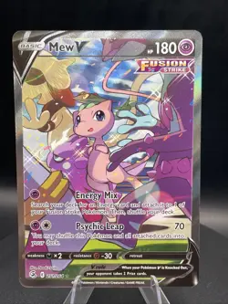 Mew V 251/264 Full Alternate Art 2021 Pokemon SwSh Fusion Strike SwSh08 TCG - Image 1