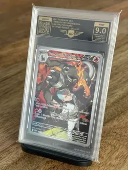 Pokemon Karte Team Rockets Hundemon 191/182 AP Grading 9.0 Deutsch - Image 1