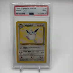 1999 Pokemon Jungle Wigglytuff 32/64 PSA 9 - Image 1