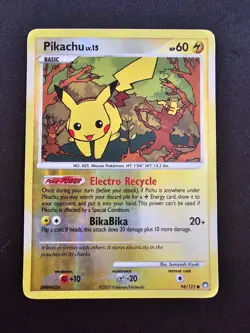 Pikachu 94/123 Reverse Holo Common Mysterious Treasures Pokemon TCG - Image 1