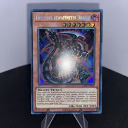 Yugioh Finsterer Bewaffneter Drache LCKC-DE068 Secret Rare Near Mint - Image 4
